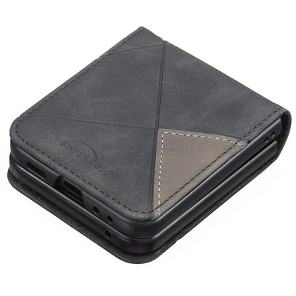 For Samsung Galaxy Z Flip6 5G Case Fall Proof Phone Cover Geometric Imprinted