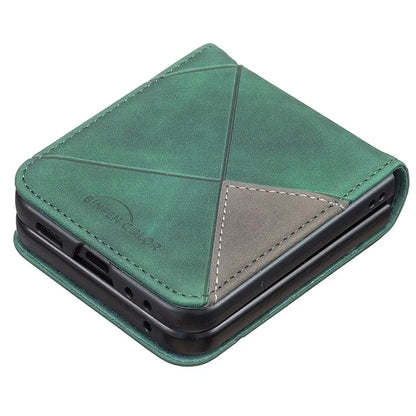 For Samsung Galaxy Z Flip6 5G Case Fall Proof Phone Cover Geometric Imprinted