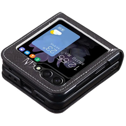 For Samsung Galaxy Z Flip6 5G Case Pattern Print PU Leather Phone Shell