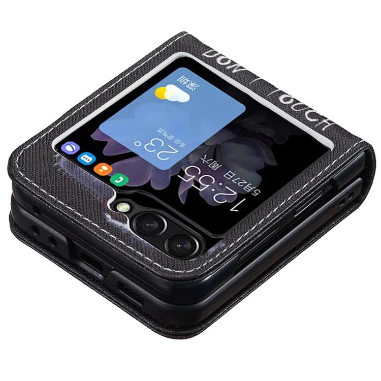 For Samsung Galaxy Z Flip6 5G Case Pattern Print PU Leather Phone Shell