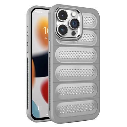 For iPhone 14 Pro Max Case Translucent Matte Heat Dissipation PC+TPU Phone Cover