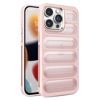For iPhone 14 Pro Max Case Translucent Matte Heat Dissipation PC+TPU Phone Cover