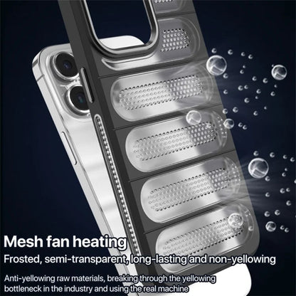 For iPhone 13 Pro Case Heat Dissipation PC+TPU Matte Phone Cover