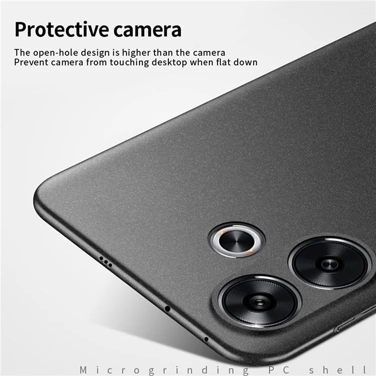 MOFI Shield Matte Series for Xiaomi Redmi Turbo 3 5G / Poco F6 5G Phone Case Anti-Fingerprint PC Phone Back Cover