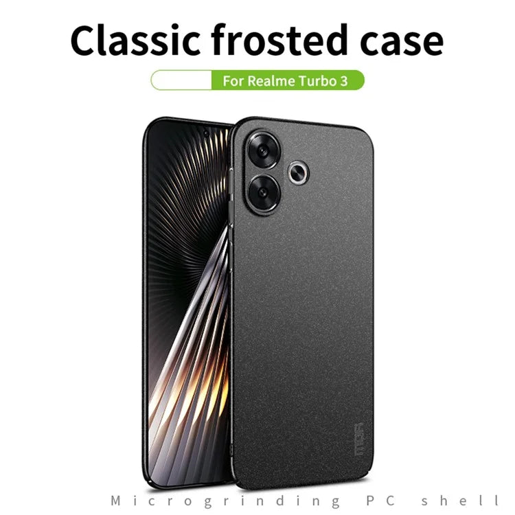 MOFI Shield Matte Series for Xiaomi Redmi Turbo 3 5G / Poco F6 5G Phone Case Anti-Fingerprint PC Phone Back Cover
