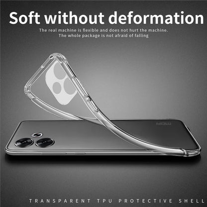 MOFI Cell Phone Case for Xiaomi Redmi Turbo 3 5G / Poco F6 5G Super Clear Cover TPU Mobile Phone Shell