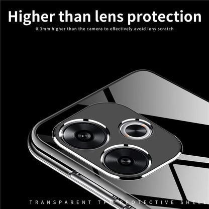 MOFI Cell Phone Case for Xiaomi Redmi Turbo 3 5G / Poco F6 5G Super Clear Cover TPU Mobile Phone Shell
