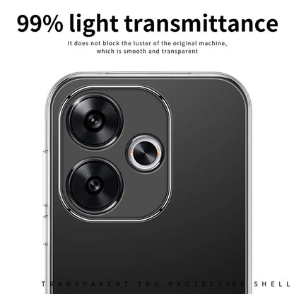 MOFI Cell Phone Case for Xiaomi Redmi Turbo 3 5G / Poco F6 5G Super Clear Cover TPU Mobile Phone Shell