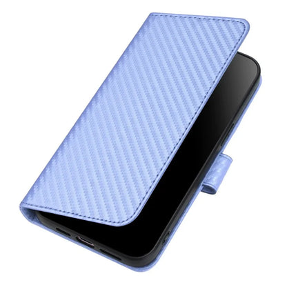 YX0070 For Motorola Moto G Play (2024) 4G Case Carbon Fiber Texture Leather Phone Stand Cover