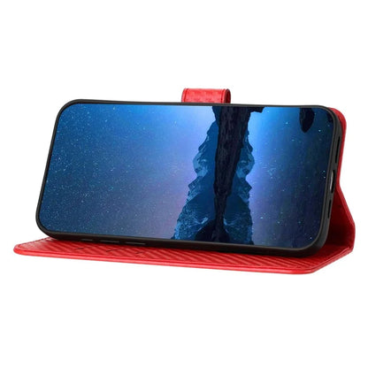YX0070 For Motorola Moto G Play (2024) 4G Case Carbon Fiber Texture Leather Phone Stand Cover