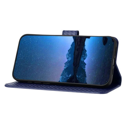 YX0070 For Motorola Moto G Play (2024) 4G Case Carbon Fiber Texture Leather Phone Stand Cover