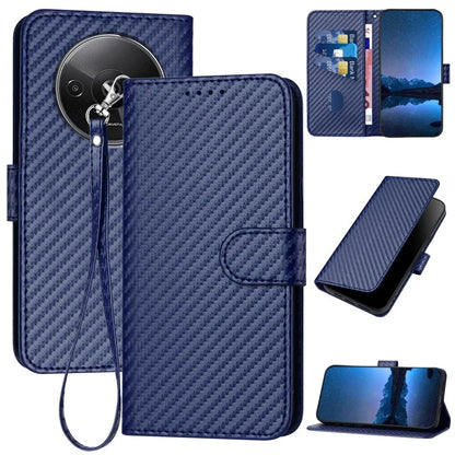 YX0070 For Xiaomi Redmi A3 / Poco C61 4G Case Leather Phone Cover with Wallet Card Slots