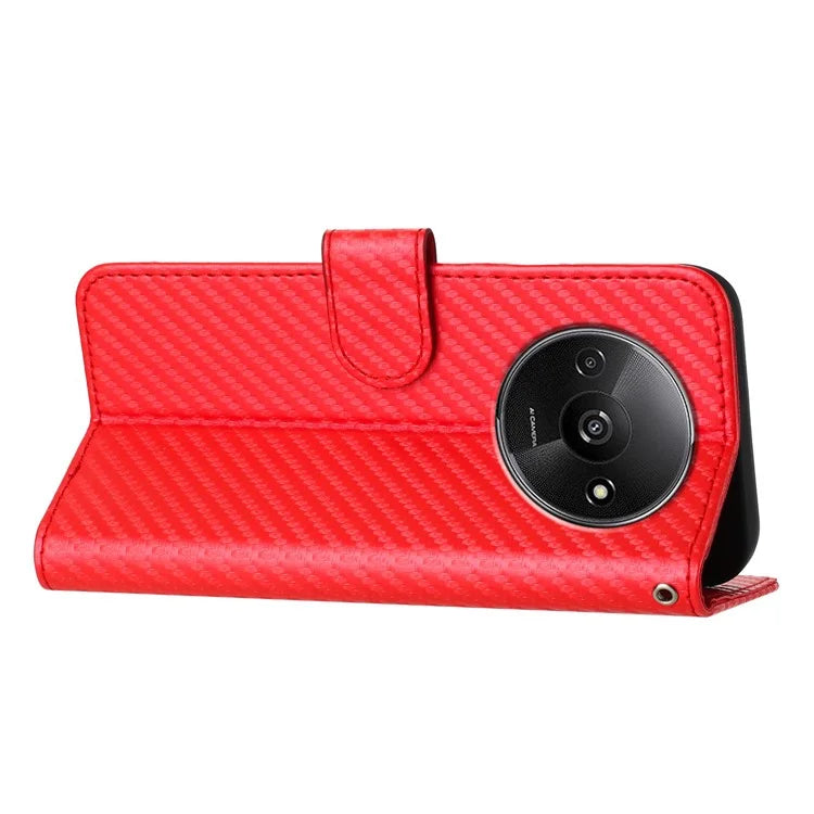 YX0070 For Xiaomi Redmi A3 / Poco C61 4G Case Leather Phone Cover with Wallet Card Slots