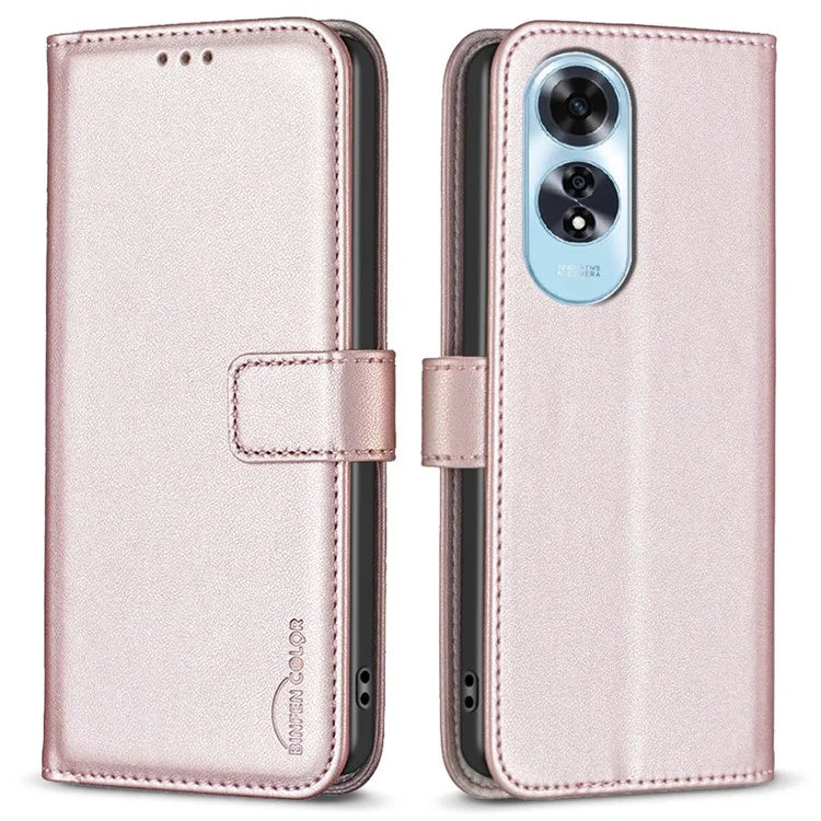 BINFEN COLOR BF17 For Oppo A60 4G Case Leather Wallet Cover Mobile Accessories Wholesale