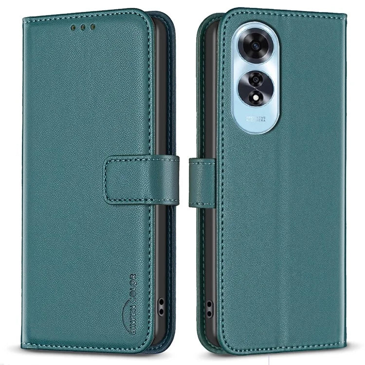 BINFEN COLOR BF17 For Oppo A60 4G Case Leather Wallet Cover Mobile Accessories Wholesale