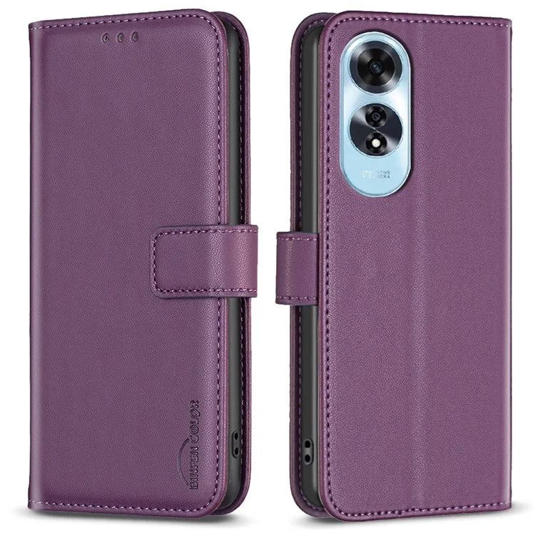 BINFEN COLOR BF17 For Oppo A60 4G Case Leather Wallet Cover Mobile Accessories Wholesale