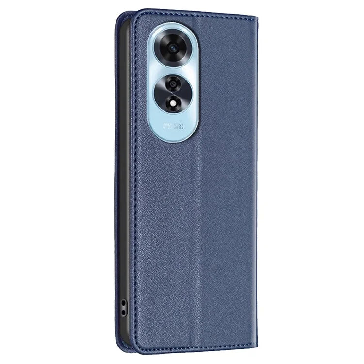 BINFEN COLOR BF18 For Oppo A60 4G Cell Phone Case Magnetic PU Leather Phone Cover with Card Slots