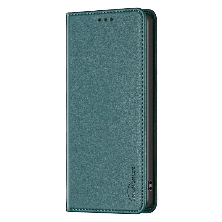 BINFEN COLOR BF18 For Oppo A60 4G Cell Phone Case Magnetic PU Leather Phone Cover with Card Slots