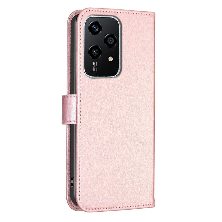 For Honor 200 Lite Case Wallet PU Leather Four Leaf Clover Phone Cover