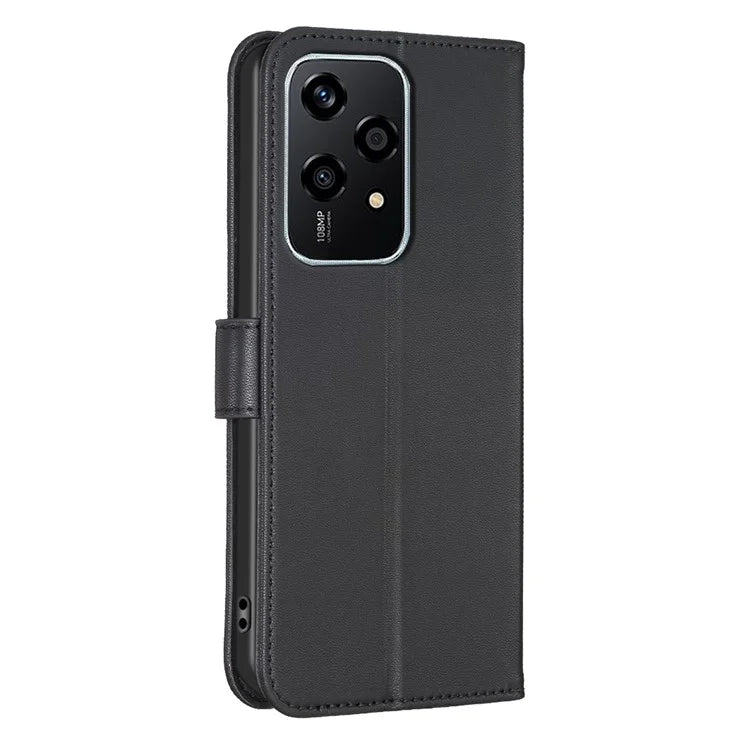For Honor 200 Lite Case Wallet PU Leather Four Leaf Clover Phone Cover