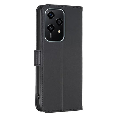 For Honor 200 Lite Case Wallet PU Leather Four Leaf Clover Phone Cover