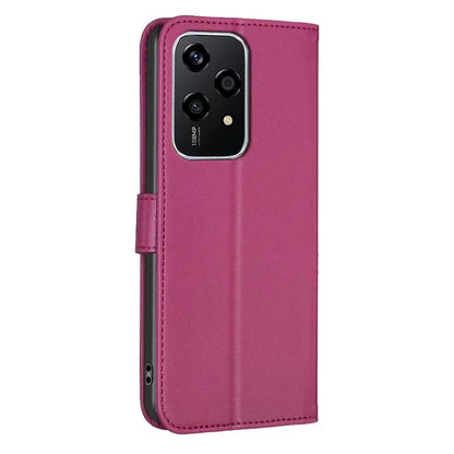 For Honor 200 Lite Case Wallet PU Leather Four Leaf Clover Phone Cover