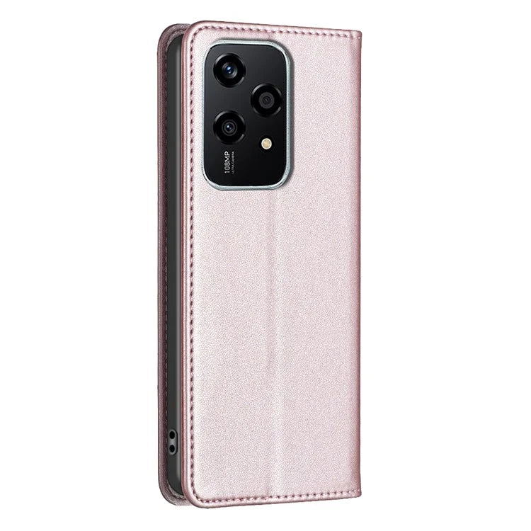 BINFEN COLOR BF18 For Honor 200 Lite Case Card Slots Leather Phone Cover Magnetic Closing