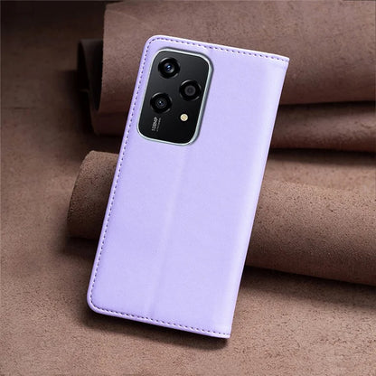 BINFEN COLOR BF18 For Honor 200 Lite Case Card Slots Leather Phone Cover Magnetic Closing