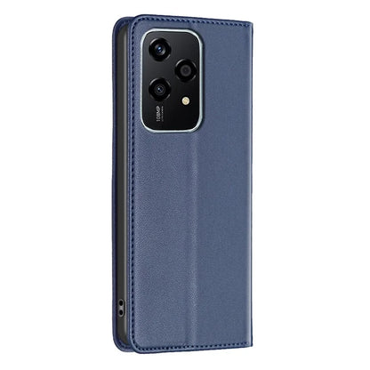 BINFEN COLOR BF18 For Honor 200 Lite Case Card Slots Leather Phone Cover Magnetic Closing