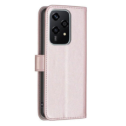 BINFEN COLOR BF17 For Honor 200 Lite Case PU Leather Wallet Magnetic Shockproof Cover