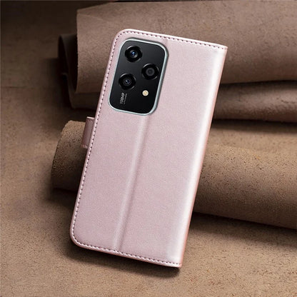 BINFEN COLOR BF17 For Honor 200 Lite Case PU Leather Wallet Magnetic Shockproof Cover