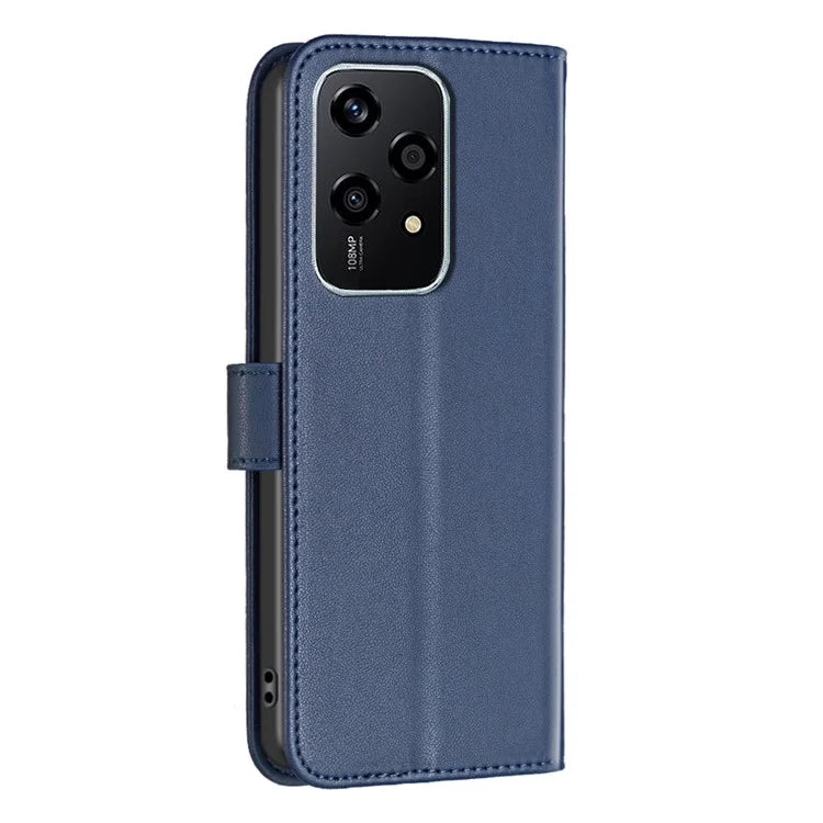 BINFEN COLOR BF17 For Honor 200 Lite Case PU Leather Wallet Magnetic Shockproof Cover