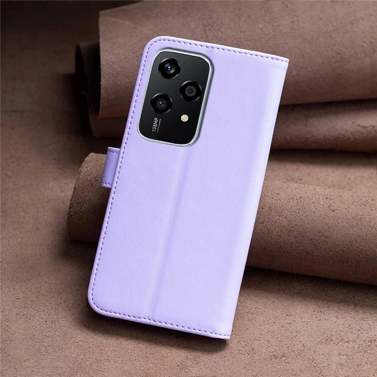 BINFEN COLOR BF17 For Honor 200 Lite Case PU Leather Wallet Magnetic Shockproof Cover