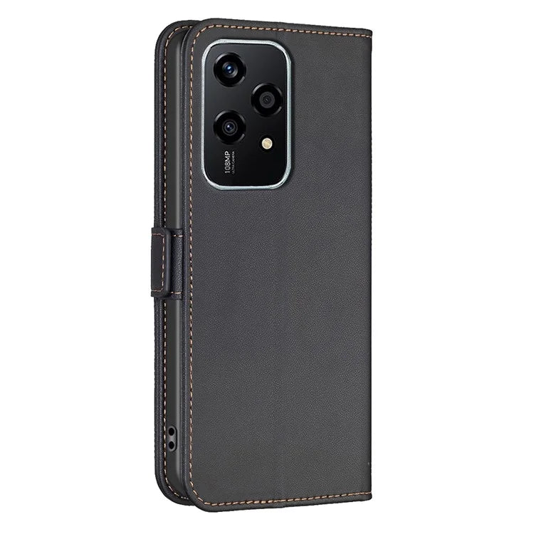 BINFEN COLOR BF31 For Honor 200 Lite Case PU Leather Phone Wallet Cover