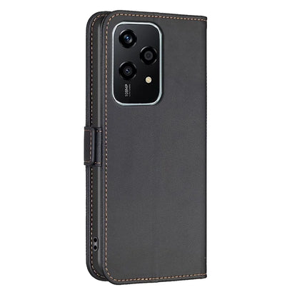 BINFEN COLOR BF31 For Honor 200 Lite Case PU Leather Phone Wallet Cover