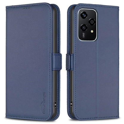 BINFEN COLOR BF31 For Honor 200 Lite Case PU Leather Phone Wallet Cover