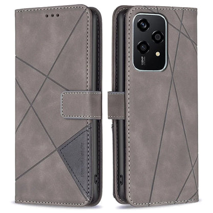 BINFEN COLOR BF05 For Honor 200 Lite Fall Proof Phone Case Geometric Imprinted Stand Cover