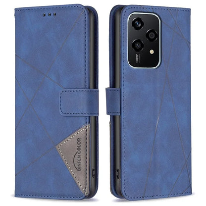 BINFEN COLOR BF05 For Honor 200 Lite Fall Proof Phone Case Geometric Imprinted Stand Cover