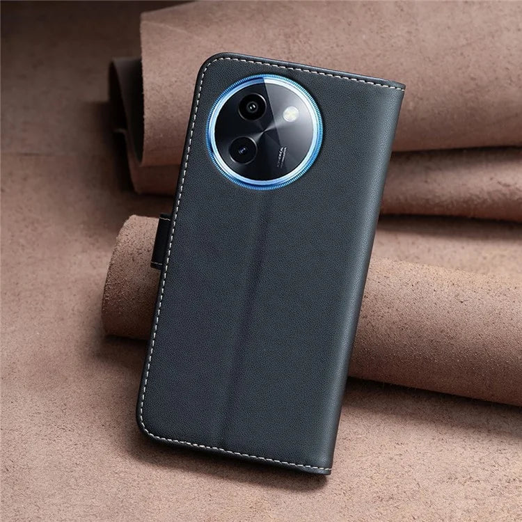 BINFEN COLOR BF17 For vivo Y200i 5G / Y38 5G Case Flip Design PU Leather+TPU Phone Cover