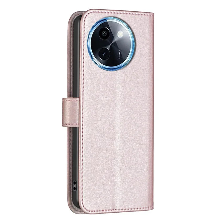 BINFEN COLOR BF17 For vivo Y200i 5G / Y38 5G Case Flip Design PU Leather+TPU Phone Cover