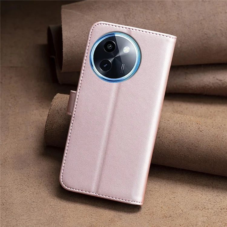BINFEN COLOR BF17 For vivo Y200i 5G / Y38 5G Case Flip Design PU Leather+TPU Phone Cover