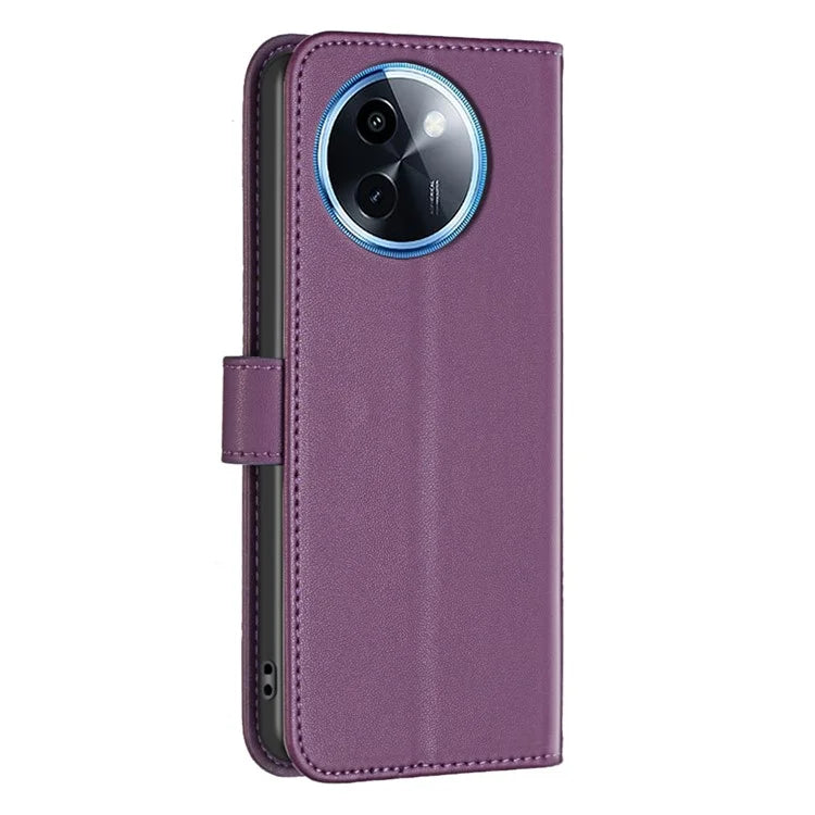 BINFEN COLOR BF17 For vivo Y200i 5G / Y38 5G Case Flip Design PU Leather+TPU Phone Cover