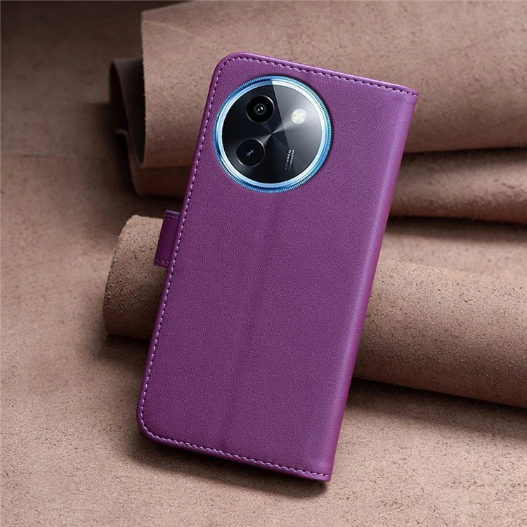 BINFEN COLOR BF17 For vivo Y200i 5G / Y38 5G Case Flip Design PU Leather+TPU Phone Cover