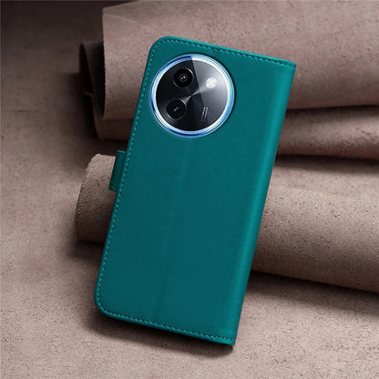 BINFEN COLOR BF17 For vivo Y200i 5G / Y38 5G Case Flip Design PU Leather+TPU Phone Cover