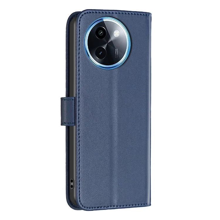 BINFEN COLOR BF17 For vivo Y200i 5G / Y38 5G Case Flip Design PU Leather+TPU Phone Cover