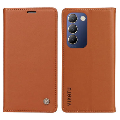 YIKATU YK-001 For vivo V40 SE 5G / Y100 5G (Indonesia) / Y200e 5G / V30 Lite 5G (India) PU Leather Cover
