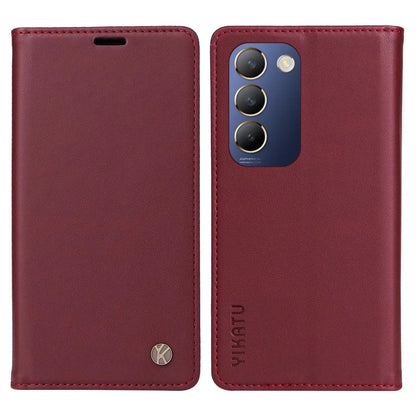 YIKATU YK-001 For vivo V40 SE 5G / Y100 5G (Indonesia) / Y200e 5G / V30 Lite 5G (India) PU Leather Cover