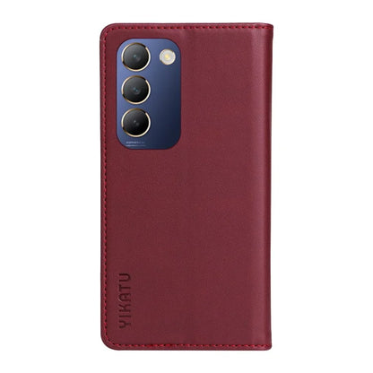 YIKATU YK-001 For vivo V40 SE 5G / Y100 5G (Indonesia) / Y200e 5G / V30 Lite 5G (India) PU Leather Cover