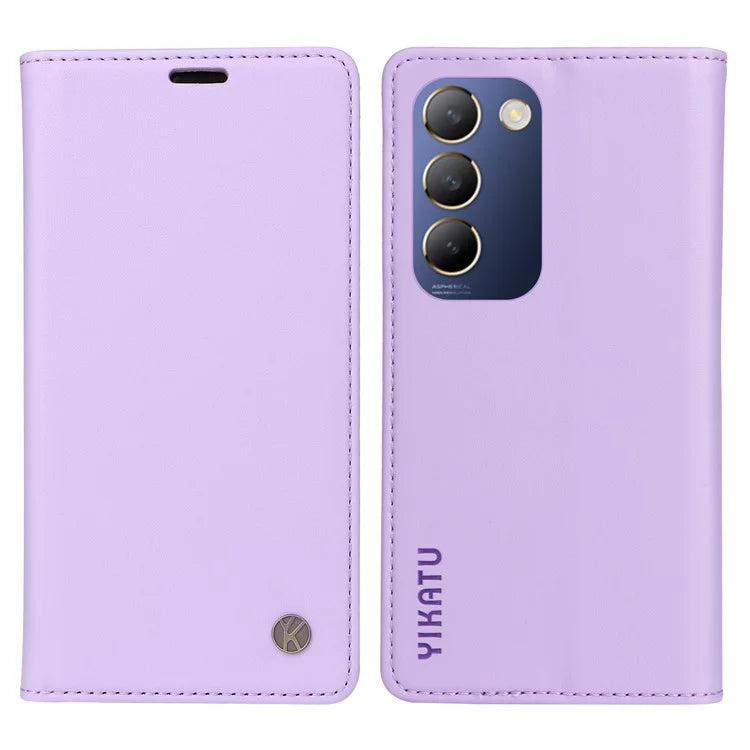YIKATU YK-001 For vivo V40 SE 5G / Y100 5G (Indonesia) / Y200e 5G / V30 Lite 5G (India) PU Leather Cover