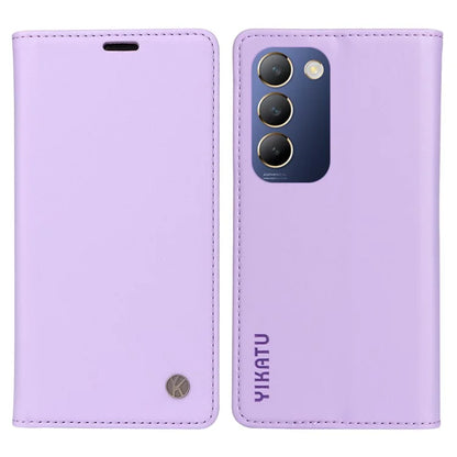 YIKATU YK-001 For vivo V40 SE 5G / Y100 5G (Indonesia) / Y200e 5G / V30 Lite 5G (India) PU Leather Cover